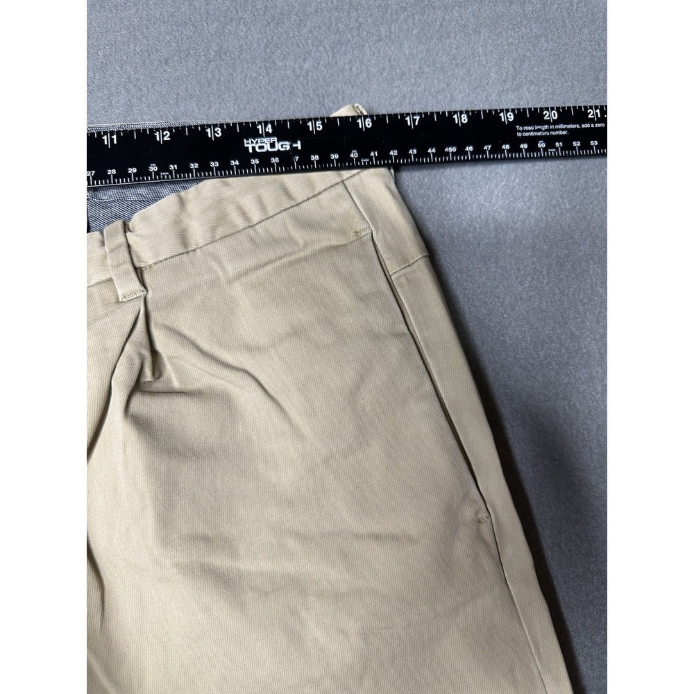 Armani Exchange Chino Trousers Mens 33 Pleated Button Fly Tapered 3YZP02 ZND8Z - Picture 2 of 16